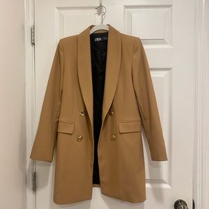 Camel 🐪 Zara Blazer Coat Jacket